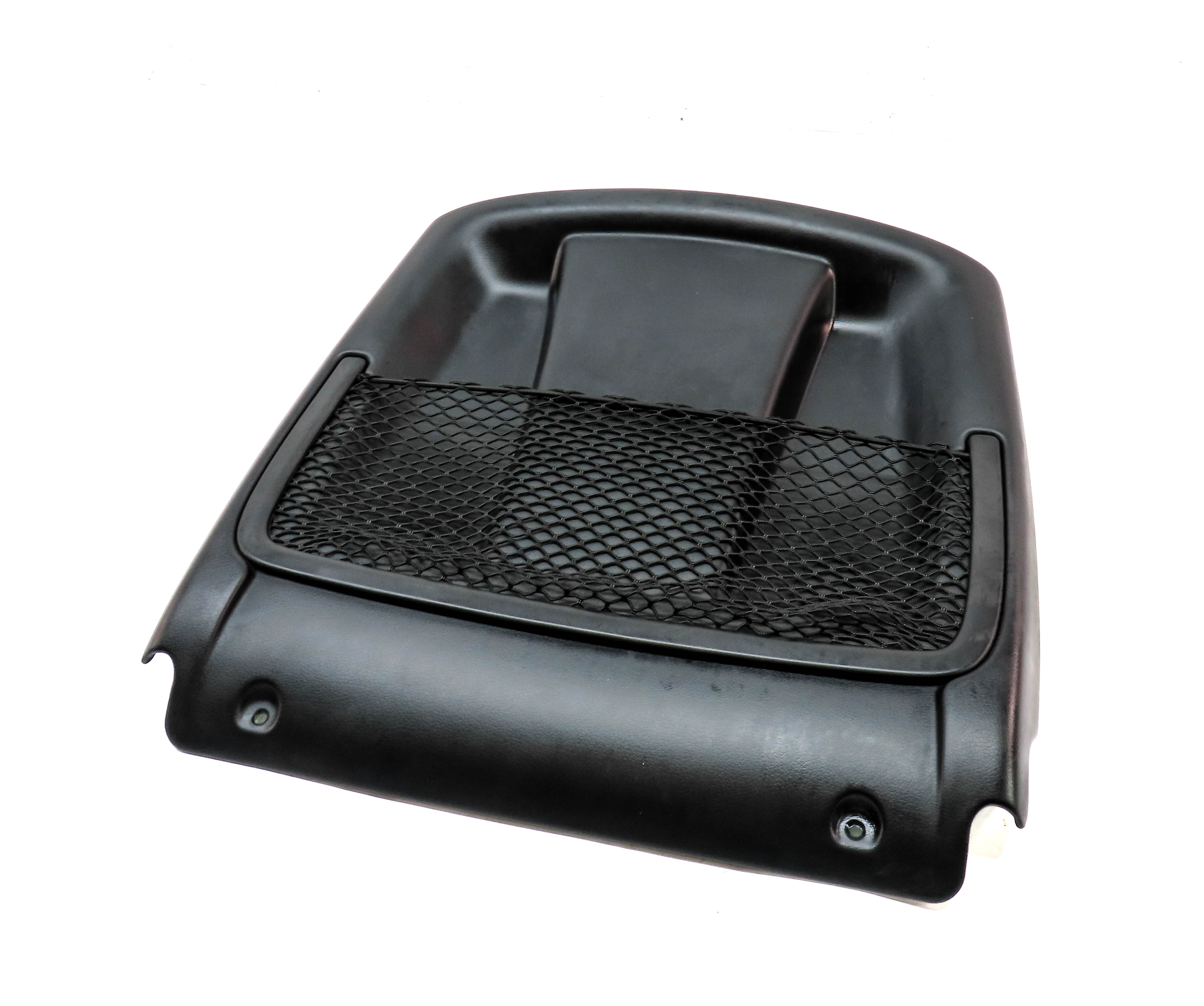 2013 MERCEDES GL350 X166 FRONT RIGHT SEAT CUSHION BACK COVER TRIM PANEL (BLACK) — exact item pictured